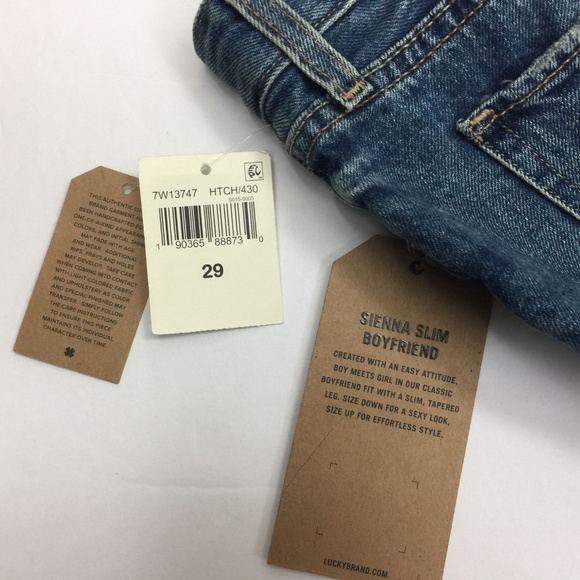 NWT Lucky Brand Sienna Slim Jeans Size 8/29 - Picture 6 of 7